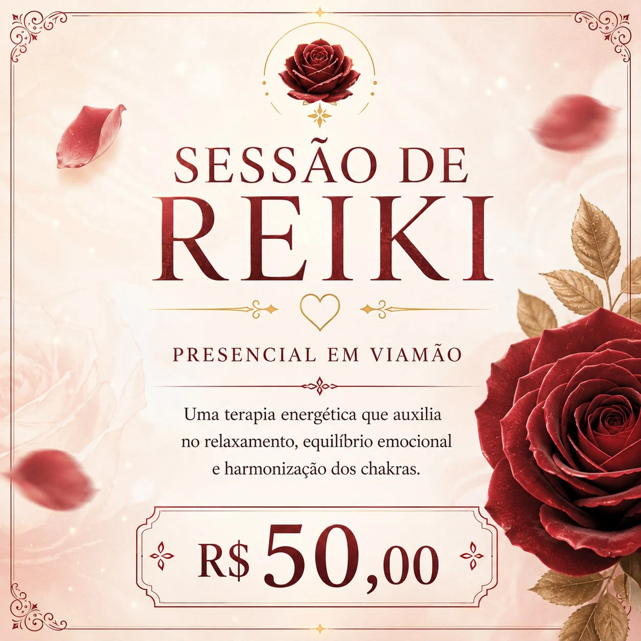 Sessão de Reiki