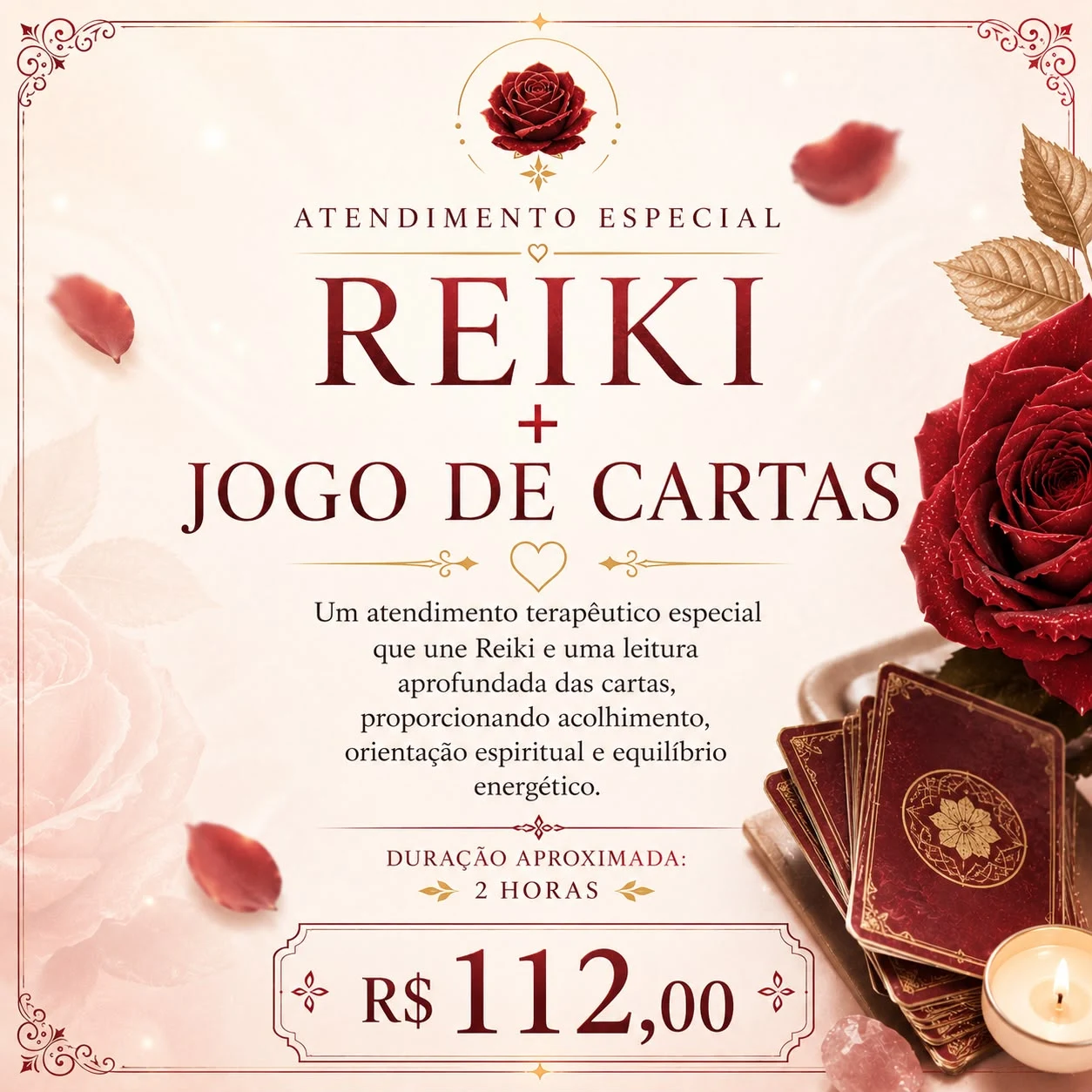 Reiki + Jogo de Cartas